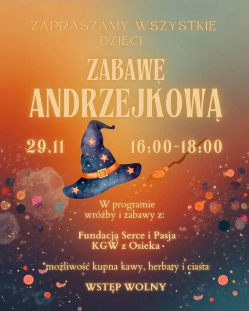 Andrzejkowe szaleństwo dla małych i dużych