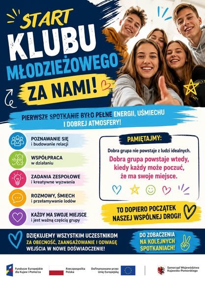 Start Klubu Młodzieżowego w Grudziądzu