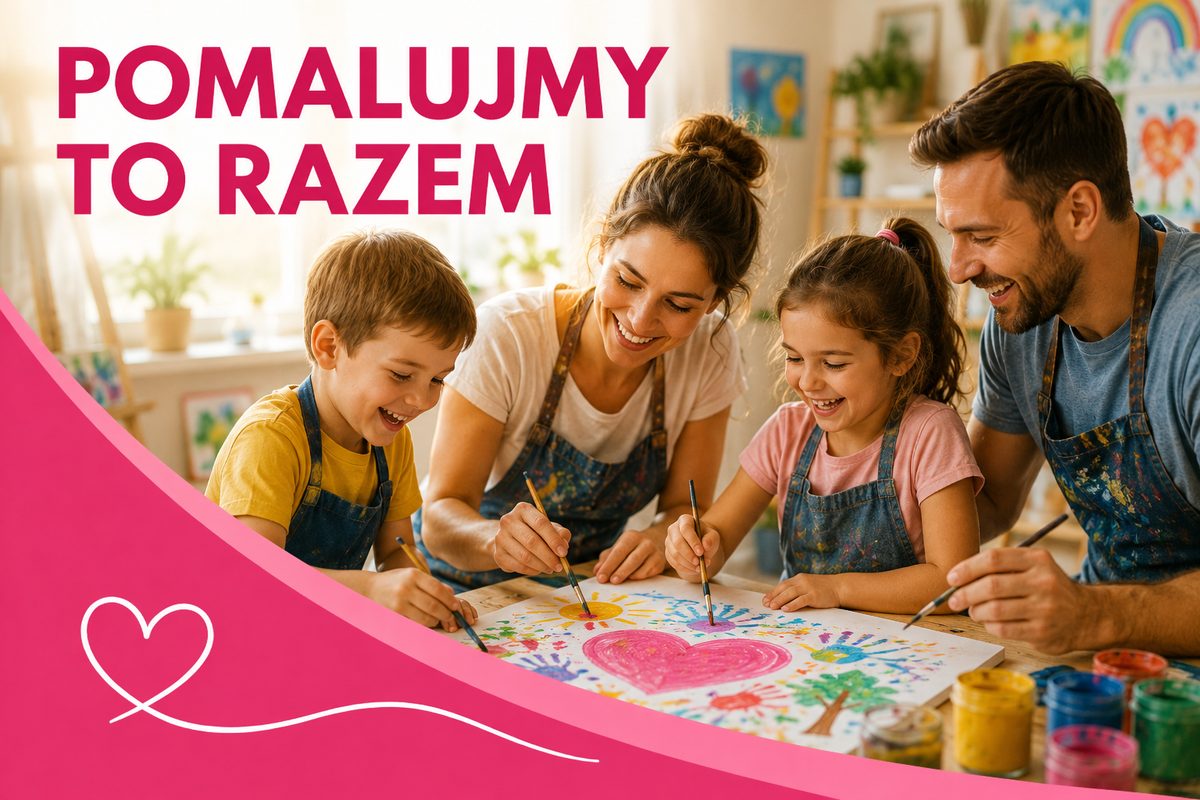 Uczestnicy warsztatów „Pomalujmy to razem” w Osieku nad Wisłą